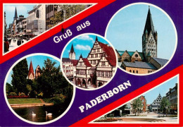 73909077 Paderborn Ortspartien Park Kirche Rathaus - Paderborn