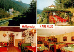 73909027 Waischenfeld Cafe Restaurant Waldpension Rabeneck Gastraeume Terrasse - Autres & Non Classés