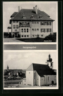 AK Georgensgmünd, Sanatorium Und Katholische Kirche  - Autres & Non Classés