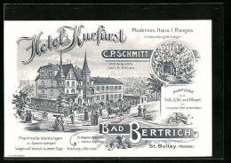 AK Bad Bertrich, Hotel Kurfürst Und Pension Schmitt  - Bad Bertrich