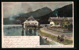 Künstler-AK Walchensee, Post Am See  - Autres & Non Classés