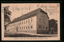 AK Hochheim B. Erfurt, Gasthaus Grünes Tal Von Der Strasse Gesehen  - Erfurt