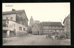 AK Tambach, Gasthof Zum Lamm Mit Blick Zur Kirche  - Autres & Non Classés