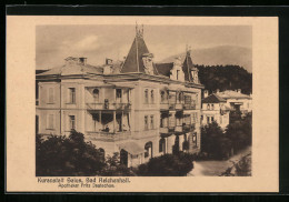 AK Bad Reichenhall, Hotel Kuranstalt Salus Vom Apotheker Fritz Jautschus  - Bad Reichenhall