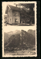 AK Oberammergau, Haus Herrgottsschnitzer, Teilansicht  - Oberammergau