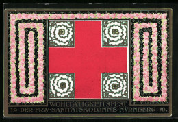 AK Nürnberg, Ganzsache Bayern PP15C169, Wohltätigkeitsfest Der Frw. Sanitätskolonne 1910  - Briefkaarten