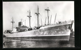 AK Handelsschiff MS Schelde Lloyd Des Rotterdamschen Lloyds Im Hafen Anliegend  - Koopvaardij