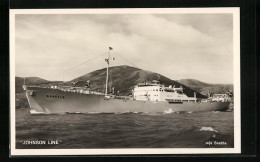 AK Handelsschiff MS Seattle Der Johnson Line Verlässt Den Hafen  - Commercio