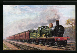 Artist's Pc Lokomotive Der Englischen Eisenbahn Nr. 178 Der SE & CR  - Trains