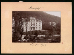 Fotografie Brück & Sohn Meissen, Ansicht Marienbad, Kurhaus Rudolfshof  - Lieux