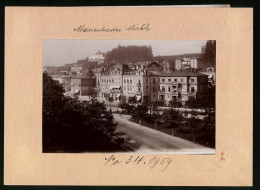 Fotografie Brück & Sohn Meissen, Ansicht Marienbad, Strasse An Der Marienbader Mühle  - Lieux