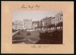 Fotografie Brück & Sohn Meissen, Ansicht Marienbad, Franz-Joseph-Platz  - Places