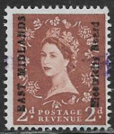 GB QEII 2d Definitive Overprinted East Midlands Electricity Board Used [D11/1] - Steuermarken