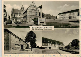 73869008 Borghorst Westfalen Rathaus Kreisberufsschule Postamt Auf Dem Schilde B - Autres & Non Classés