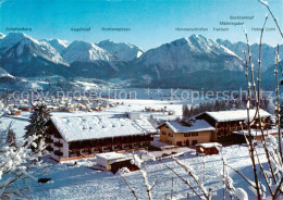 73834587 Oberstdorf Kurhotel Adula Winterpanorama Allgaeuer Alpen Oberstdorf - Oberstdorf