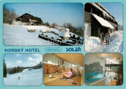 73834571 Velke Karlovice CZ Horsky Hotel Biocel Solan Winterimpressionen Hallenb - Repubblica Ceca
