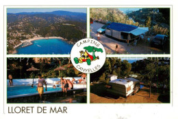 73834569 Lloret De Mar Camping Canyelles Swimming Pool Fliegeraufnahme Lloret De - Other & Unclassified