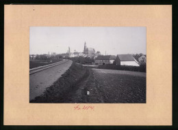 Fotografie Brück & Sohn Meissen, Ansicht Kamenz, Blick In Die Stadt Von Der Südlichen Eisenbahntrasse  - Lieux