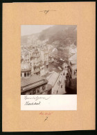 Fotografie Brück & Sohn Meissen, Ansicht Karlsbad, Sprudelgasse Mit Geschäfts - Und Wohnhäusern  - Places