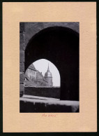 Fotografie Brück & Sohn Meissen, Ansicht Meissen I. Sa., Durchblick Nach Dem Bischoffsschloss  - Lieux