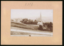 Fotografie Brück & Sohn Meissen, Ansicht Fröndenberg, Panorama Mit Kirche  - Orte