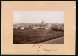 Fotografie Brück & Sohn Meissen, Ansicht Penig, Totalansicht Mit Kirche  - Places