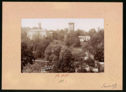 Fotografie Brück & Sohn Meissen, Ansicht Waldenburg I. S., Blick Zum Schloss  - Orte