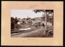 Fotografie Brück & Sohn Meissen, Ansicht Bad Elster, Ortsrand Mit Blick Zur Kirche  - Places