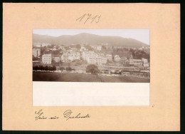 Fotografie Brück & Sohn Meissen, Ansicht Drahowitz, Blick Auf Den Ort Mit Flusspartie  - Lieux