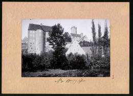 Fotografie Brück & Sohn Meissen, Ansicht Frohburg, Blick Auf Das Schloss Gnandstein  - Orte