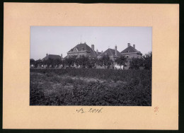 Fotografie Brück & Sohn Meissen, Ansicht Borna, Blick Auf Das Garnisonlazarett  - Places