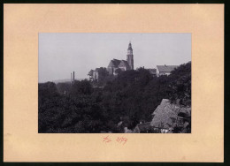 Fotografie Brück & Sohn Meissen, Ansicht Kamenz I. Sa., Blick Vom Schlossberg Nach Dem Herrental, Kirche  - Places