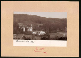 Fotografie Brück & Sohn Meissen, Ansicht Marienbad, Blick Auf Den Ort Mit Kurhaus Bellevue Und Villen  - Orte