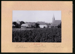 Fotografie Brück & Sohn Meissen, Ansicht Dahlen, Teilansicht Der Ortschaft Mit Kirche  - Places