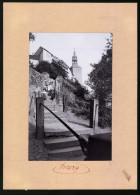 Fotografie Brück & Sohn Meissen, Ansicht Bautzen, Aufgang Zum Lauenturm Mit Fischerpforte  - Lieux