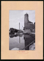 Fotografie Brück & Sohn Meissen, Ansicht Bautzen, Blick Auf Die Alte Wasserkunst Mit Promenade  - Orte