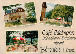 73801831 Baerenfels Erzgebirge Cafe Edelmann Gartenterrasse Baerenfels Erzgebirg - Altenberg