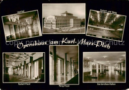 73801793 Karl-Marx-Stadt Opernhaus Vestibuel Parkett Und Rang Foyer Garderoben H - Chemnitz