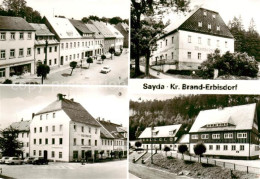 73801758 Sayda Ernst Thaelmann Strasse Gasthaus Mortelmuehle Rathaus Jugendherbe - Autres & Non Classés