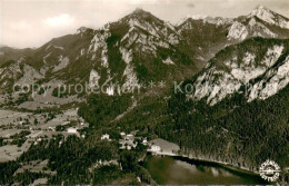 73762488 Hohenschwangau Fliegeraufnahme Gesamtansicht M. Bergpanorama Hohenschwa - Autres & Non Classés