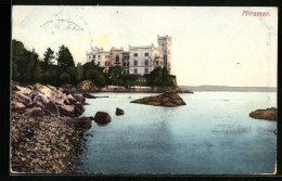 Cartolina Triest, Schloss Miramar  - Trieste