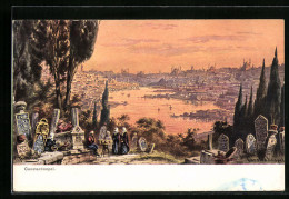 AK Constantinopel, Panorama  - Turquie
