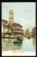 Artista-Cartolina Venezia, S. Geremia  - Venezia (Venice)