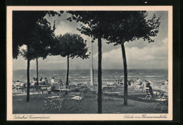 AK Travemünde, Blick Von Hermannshöhe Auf Die See  - Luebeck-Travemuende