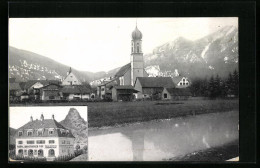 AK Oberammergau, Hotel Und Gasthof Bayerischer Hof, Ortsansicht  - Oberammergau