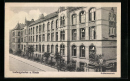 AK Ludwigshafen A. Rh., Gräfenauschule Mit Strasse  - Ludwigshafen