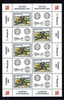 ÖSTERREICH MI-NR. 2482 POSTFRISCH(MINT) KLEINBOGEN TAG DER BRIEFMARKE 2004 FLUGZEUG - Unused Stamps