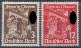 Deutsches Reich, MiNr. 598-599 X, Postfrisch - Ungebraucht