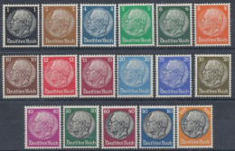 Deutsches Reich, MiNr. 512-528, Postfrisch - Unused Stamps