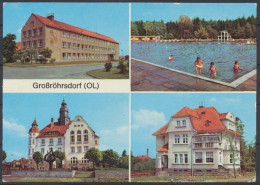 Großröhrsdorf (OL), Oberschule II, Masseneibad, Rathaus, Feierabendheim - Autres & Non Classés